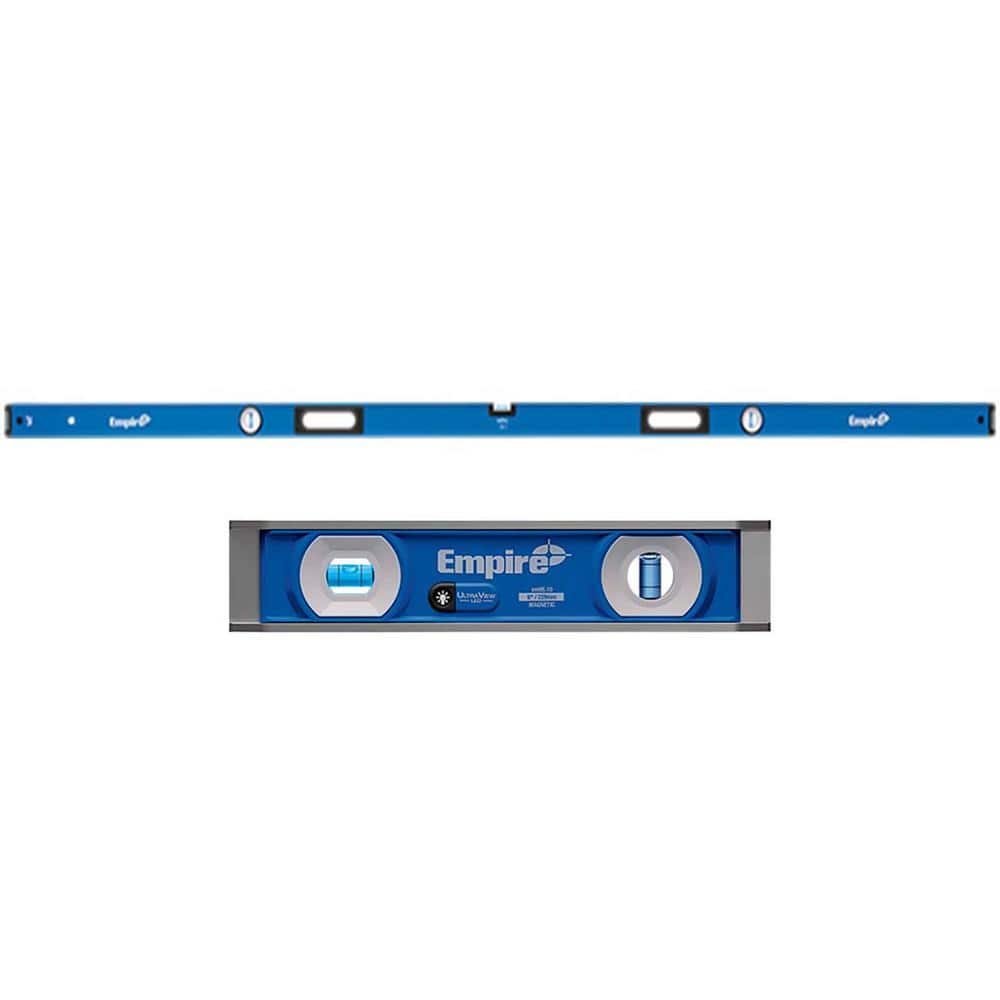 Photos - Spirit Level Empire 96 in. Box Level with UltraView LED 9 in. Torpedo Level E75.96-EM95 