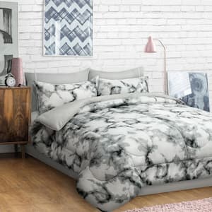 Safdie and Co. Gray Graphic King Polyester Comforter Only
