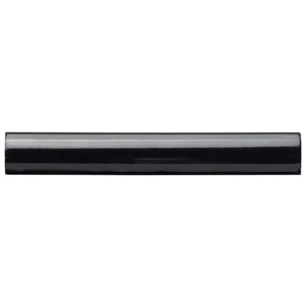 Remington 1.18 in. x 7.87 in. Polished Porcelain Wall 1/4 Round Bullnose Tile