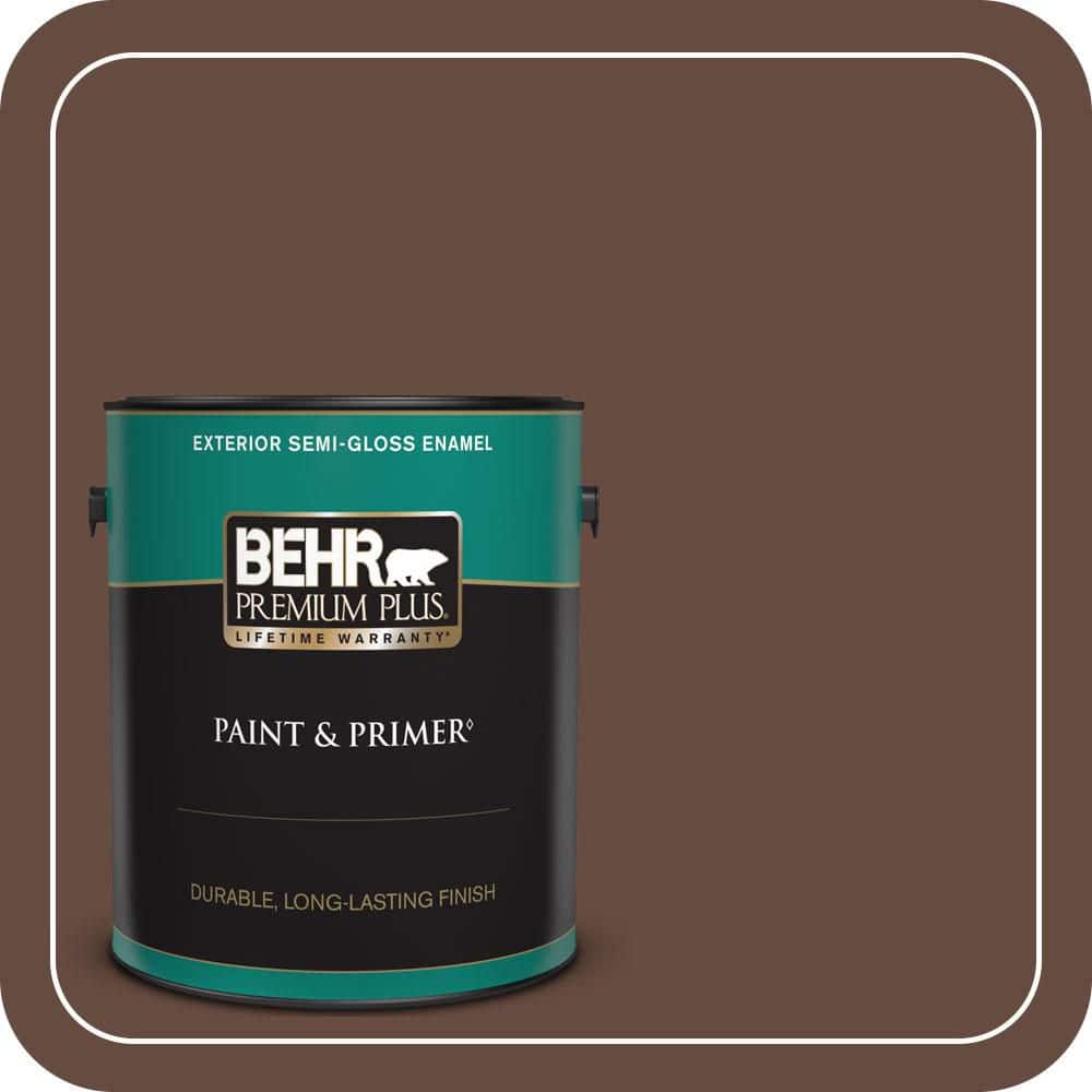 1 gal. #770B-7 Chocolate Sparkle Semi-Gloss Enamel Exterior Paint & Primer price history on PriceWatchPro