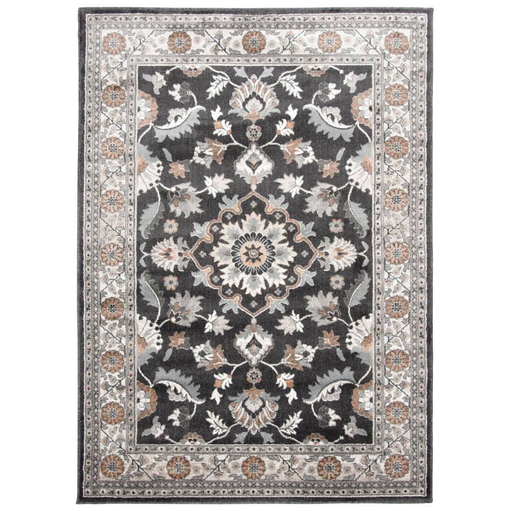 Capri Elina 5 ft. x 7 ft. Deep Blue/Whitecap Area Rug price history on PriceWatchPro
