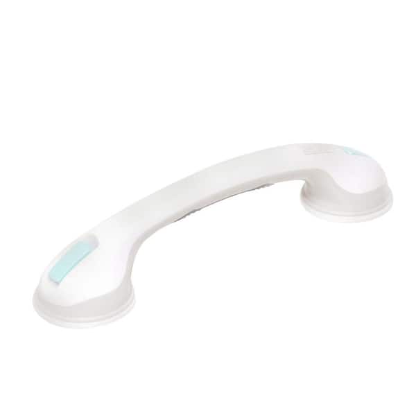 Unbranded 16 in. x 2 in. Tub and Shower Suction Grab Bar in White