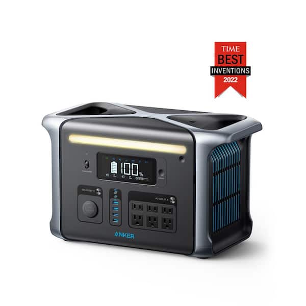 Anker SOLIX F1500 1800-Watt Push Button Start Battery Generator with  Power-Saving Mode A1772111 - The Home Depot