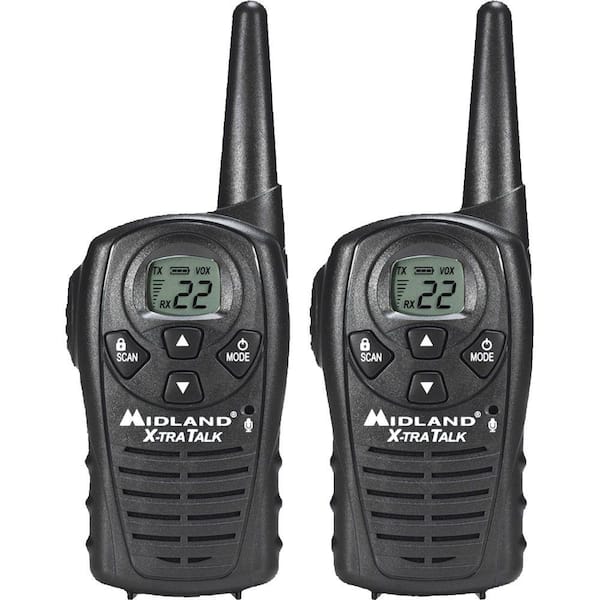 Midland X-TRA TALK GMRS 2-Way 18-Mile 22 Channel Radios (2-Pack)