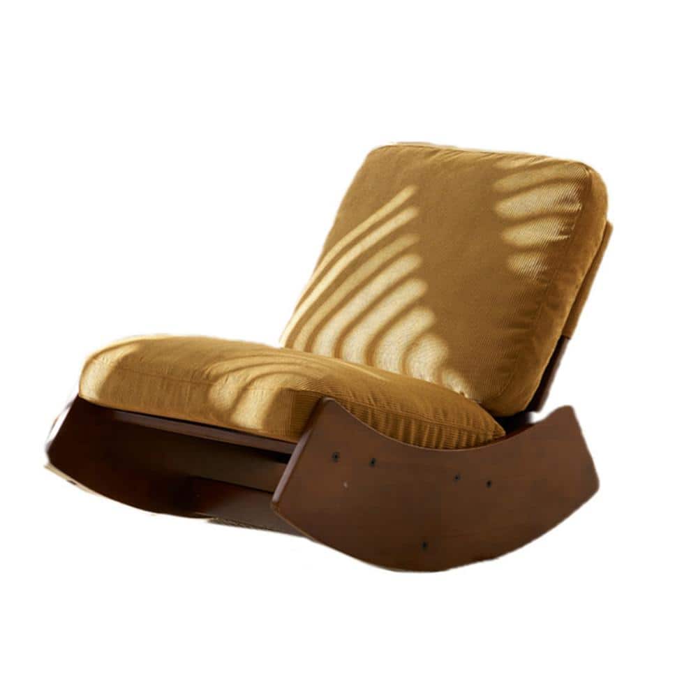 High-quality comfortable Solid Wood Frame Upholstery Glider Rocking Chair i