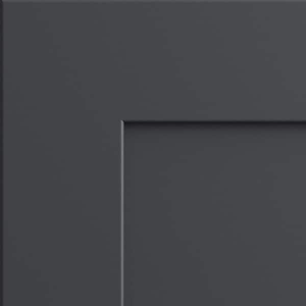 Home Decorators Collection Newport 7.5 in. W x 0.75 in. D x 7.5 in. H Sample Door in Deep Onyx