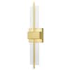 CLAXY 6.3 in. 1 light Gold Modern Wall Sconce with Glass Shade YO-T3324BU-J