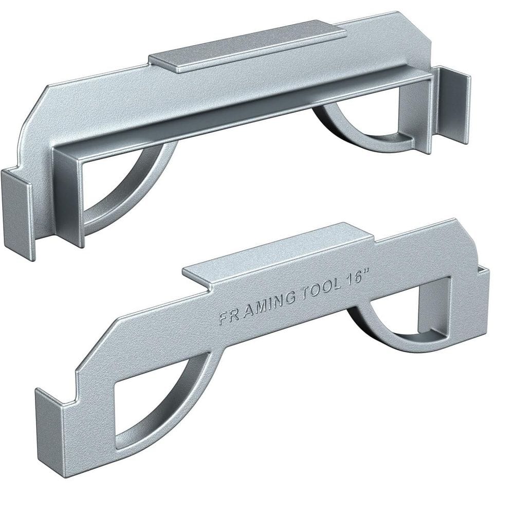 16 in. Aluminum On-Center Stud Layout Tool for Framing Wall, Roofs, Floors 