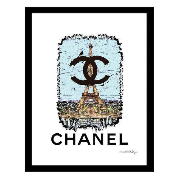 VENICE BEACH Collections Fashion Design in Paris by Fairchild Paris 1 Piece Framed Graphic Print Abstract Poster Art Print 18 in. x 14 in.