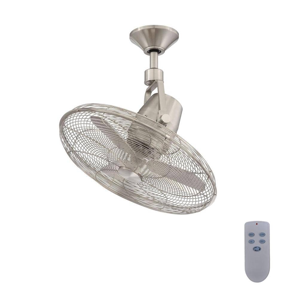 Brushed Nickel Oscillating Ceiling Fan