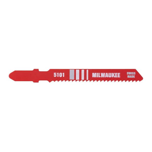 Milwaukee 3 in. 14 TPI T Shank High Speed Steel Jig Saw Blade