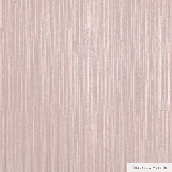 Metallic Blush Faux Grasscloth Vinyl Peel and Stick Textured Wallpaper Roll (Covers 56 sq. ft.)