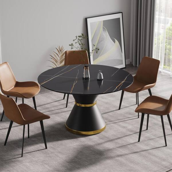 J&E Home Black Double-Sintered Stone Top 59 in. Column Base J&E Home Black Double-Sintered Stone Top 59 in. Column Base