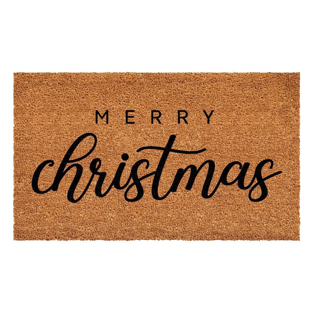 Merry Christmas Door Mat, Christmas Doormat