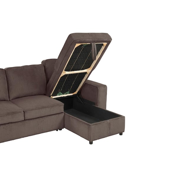 Furniture of America Roseshire 92.5 in. Straight Arm 1-Piece