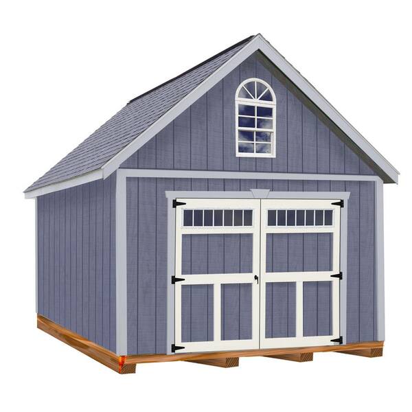 Best Barns Geneva 12 Ft. X 16 Ft. Wood Garage Kit With Floor Geneva1216f