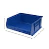 Large Stackable Plastic Storage Bins - 17W x 16D x 13H