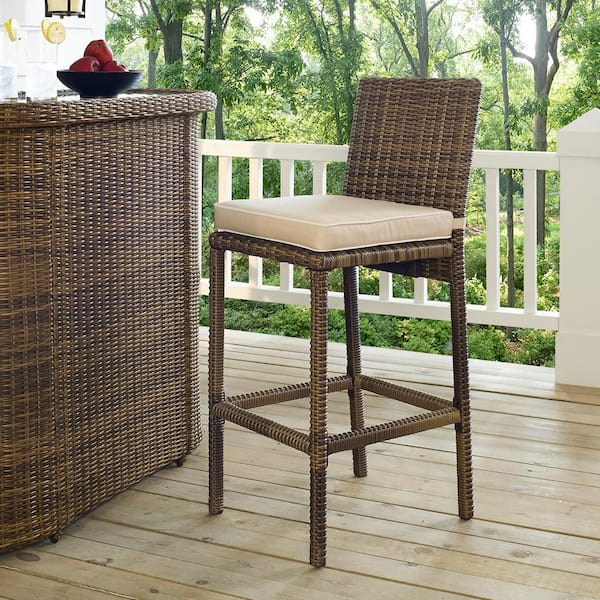 All weather deals wicker bar stools