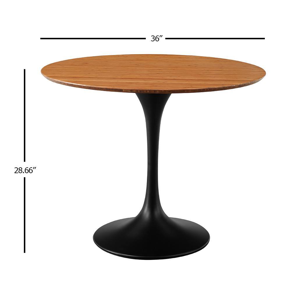 Ascent Amber Bamboo Adjustable Hi-Lo Desk 60"x30"
