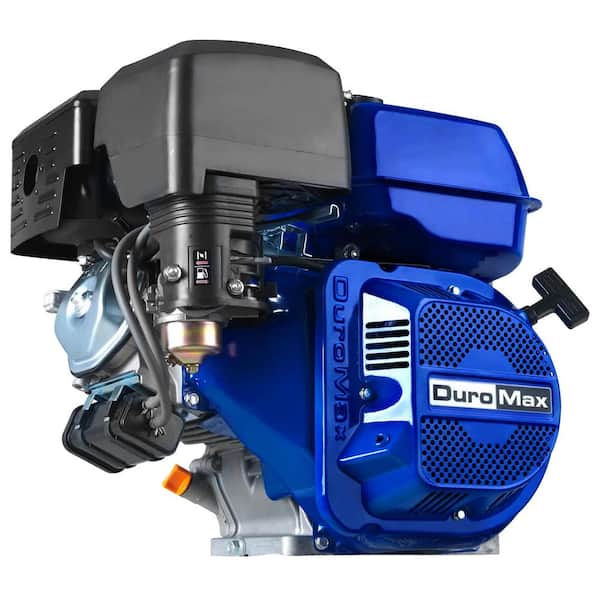 DUROMAX 440cc 1 in. Gasoline Multi-Purpose Horizontal Key Shaft Recoil Start Portable Engine 50-State