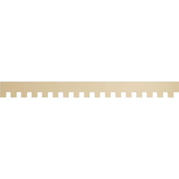 Ekena Millwork 1 in. D x 8 in. W x 90.625 in. L Primed Polyurethane Panel Moulding