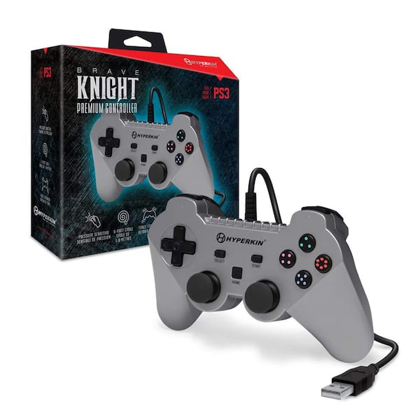 Lima betreuren Uitsluiting ARMOR3 Brave Knight Premium Controller for PS3/PC/Mac (Silver) - Hyperkin  M07304-SL - The Home Depot