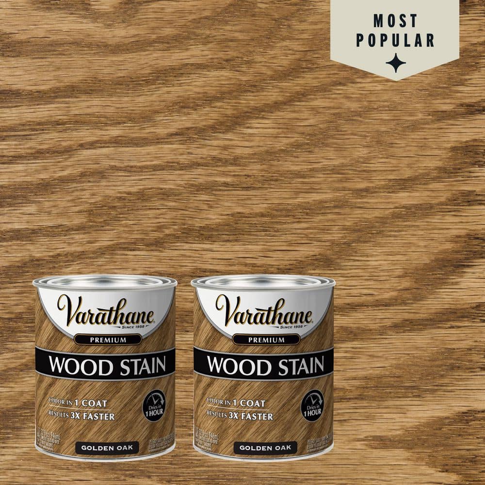 Varathane 1 qt. Golden Oak Premium Fast Dry Interior Wood Stain (2