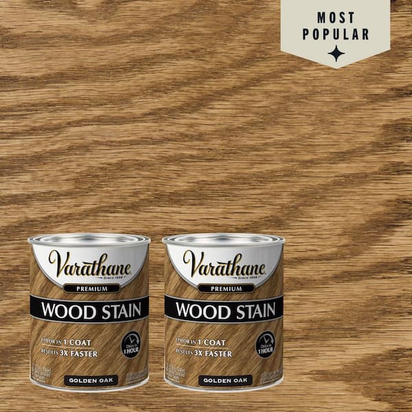 Varathane 1 qt. Golden Oak Premium Fast Dry Interior Wood Stain (2-Pack)