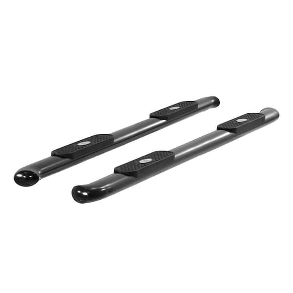 4-Inch Oval Black Steel Nerf Bars, Select Ford F-150, F-250, F-350, F-450, F-550 Super Duty