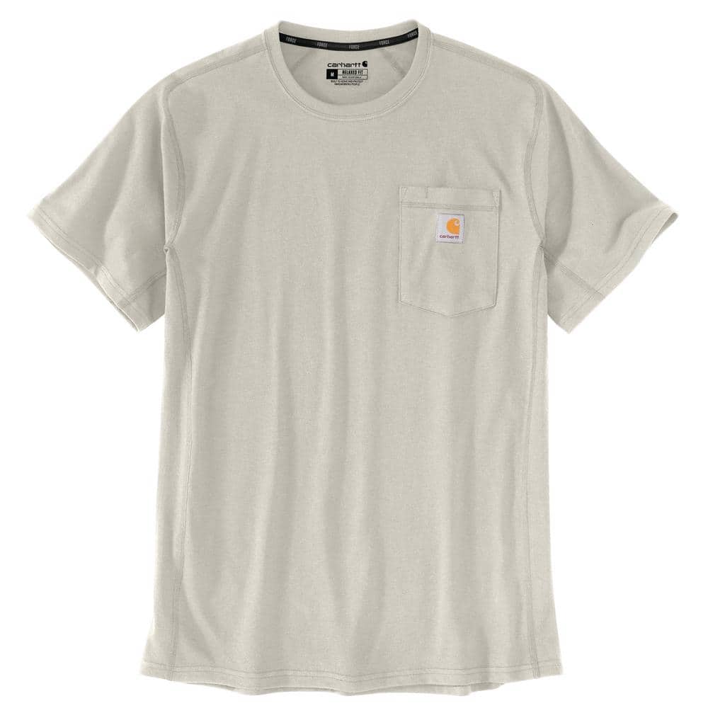 Carhartt Force Relaxed Fit Midweight Pocket T-Shirt for Men in Malt Wh –  Glik's