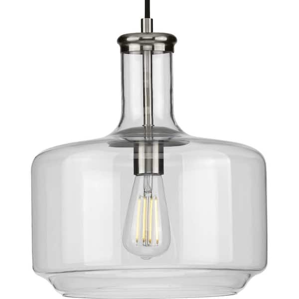 Progress Lighting Latrobe 1-Light Brushed Nickel Pendant