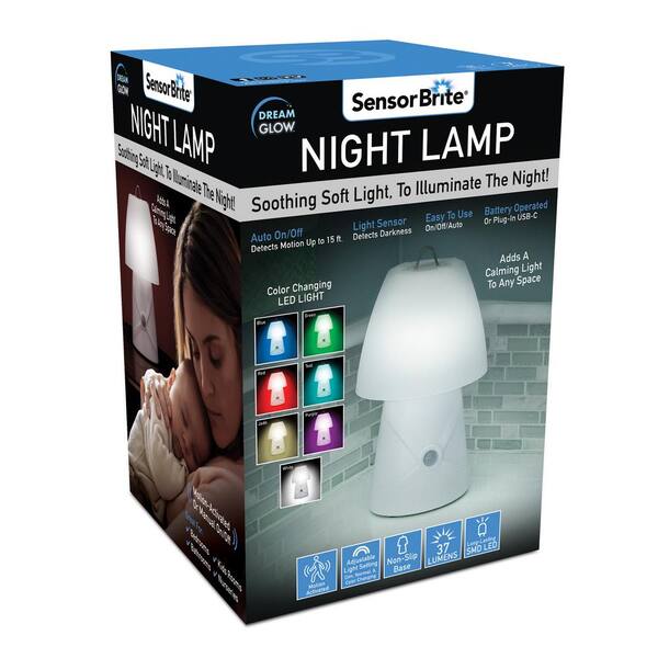 Pick Ur Needs Auto On/Off Color Changing Sensor LED Night Light Mushro