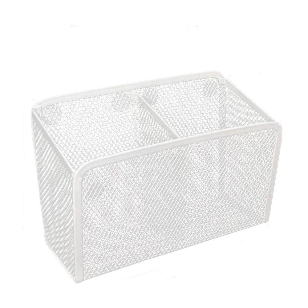 1 Pack Magnetic Pen Holder Strong Magnet Mesh Basket Marker