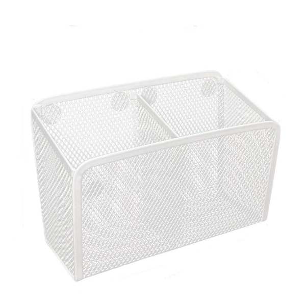 1 Pack Magnetic Pen Holder Strong Magnet Mesh Basket Marker