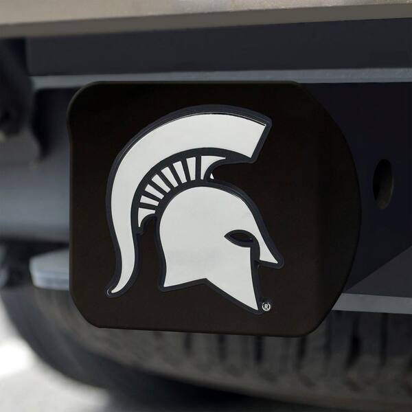 Black Hitch Cover Auto Accessory NCAA Michigan State University Spartans Color Class III Hitch 