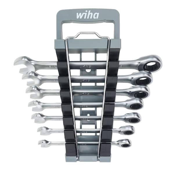 7 Piece Combination Ratchet Wrench Set-SAE