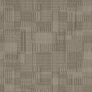 Royce - Quarter - Beige Commercial/Residential 24 x 24 in. Glue-Down Carpet Tile Square (72 sq. ft.)