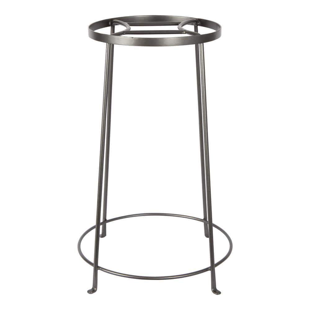 Graphite Wrought Iron 24" Argyle Plant Stand