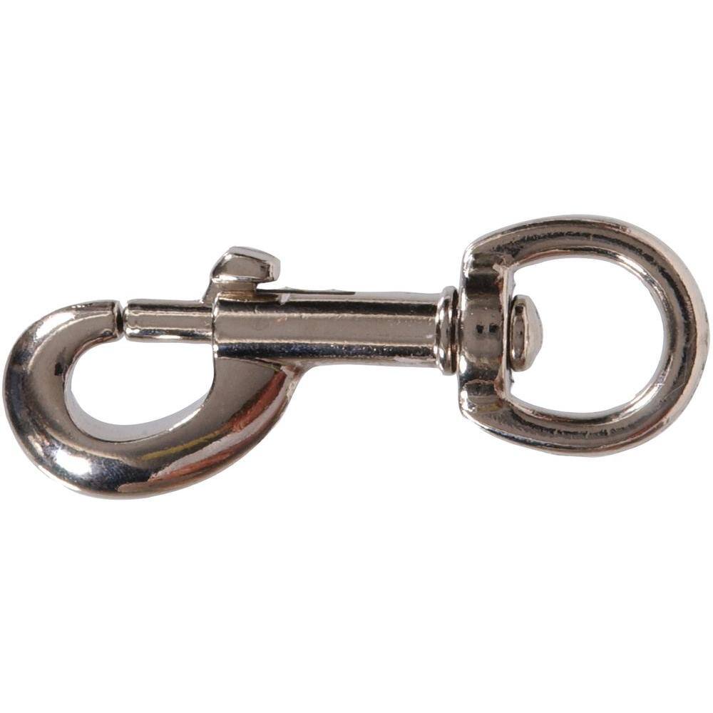thumbnail interactive-video image 1 of 4-Pack Double Carabiner Bolt Snap Hooks - Zinc Alloy, 88mm, For Leashes, Straps, Farm & Home 1 of 3