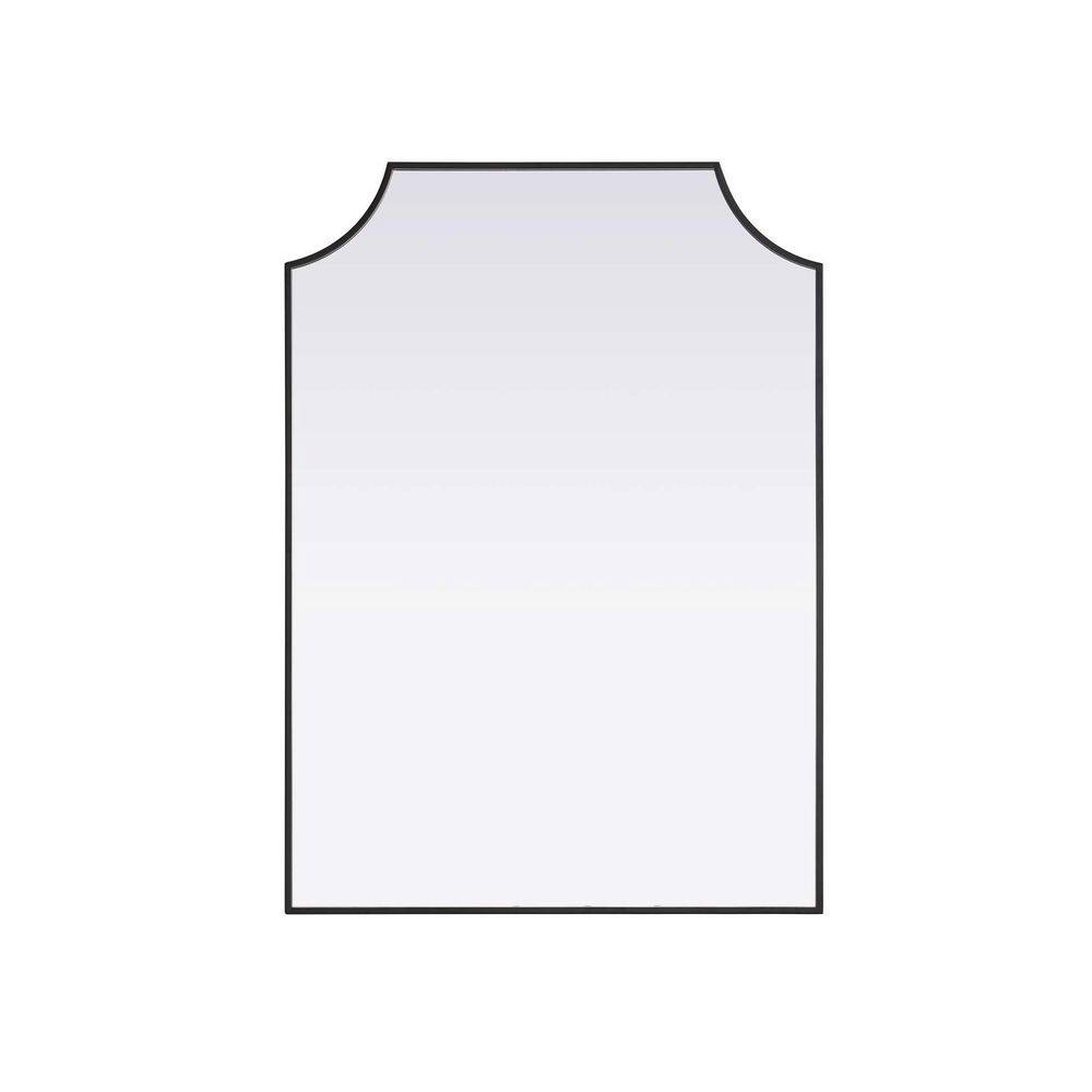 Black 24 in. W x 42 in. H Rectangle Wall Mirror price history on PriceWatchPro