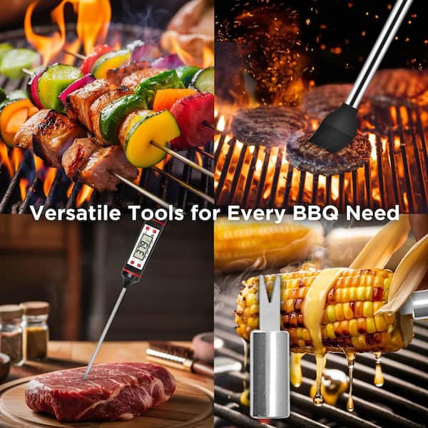 Esepony 30-Piece Stainless Steel Grill Set BBQ Grill Accessories