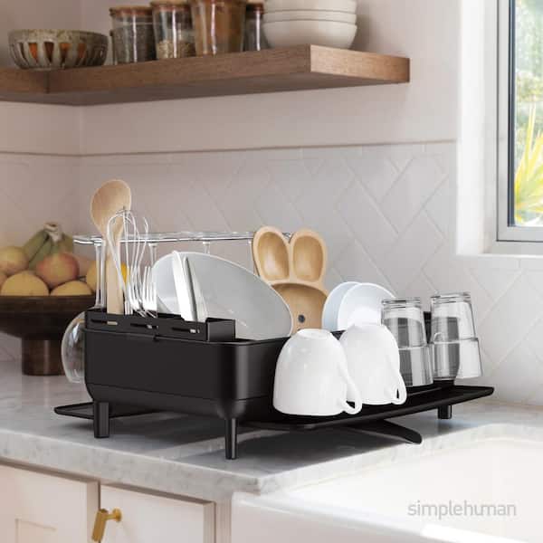 Sink Simplehuman Dish Rack Dishwasher Safe Simplehuman Stainless