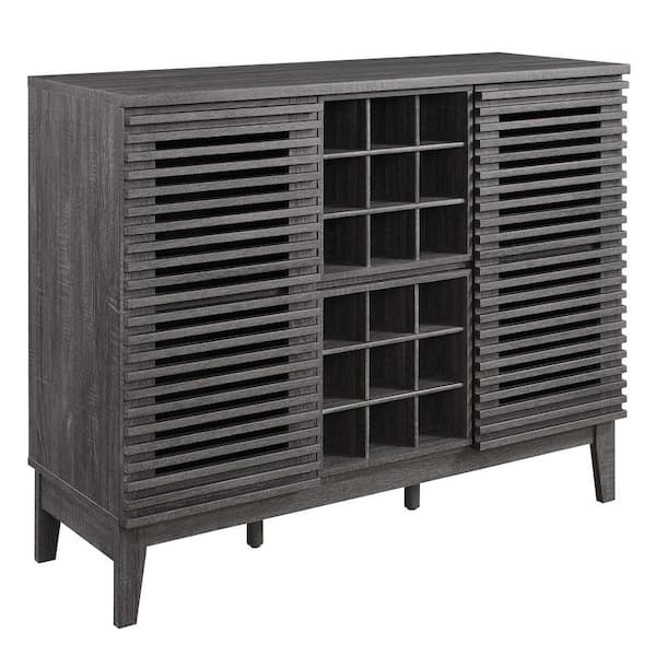 MODWAY Render Bar Cabinet in Charcoal