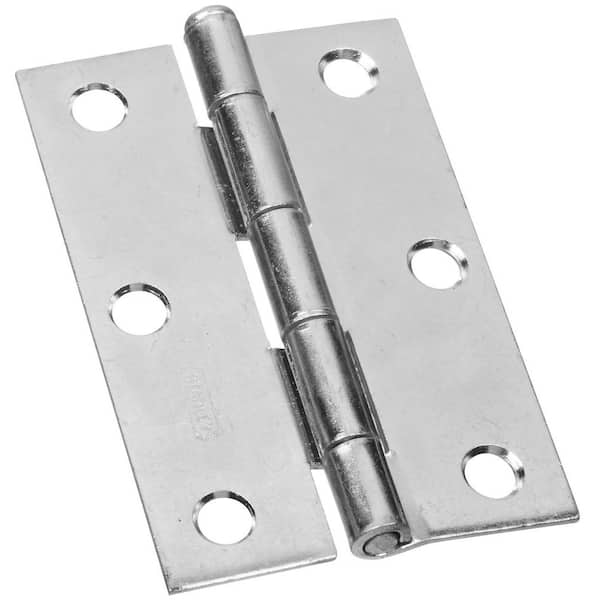 Stanley-National Hardware 3 in. Narrow Utility Hinge Removable Pin with Screws