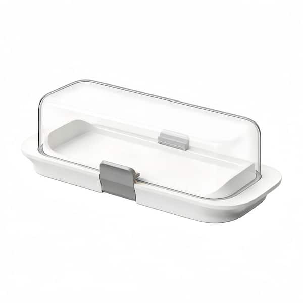 4.8 oz. Polypropylene Butter Dishes with Lid, Airtight Container, Butter Holder for Countertop and Refrigerator (1-Pack)