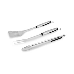3-Pieces Stainless Steel Outdoor Grilling Tool Set
