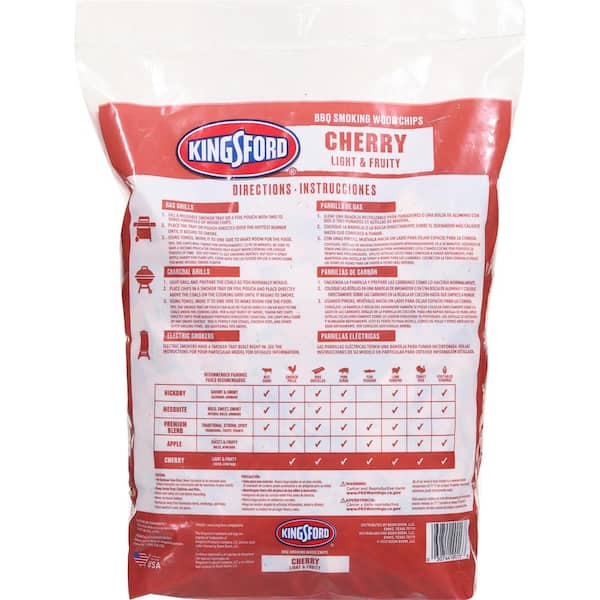 Kingsford 179 cu. in. BBQ Cherry Wood Chips 100523888 - The Home Depot