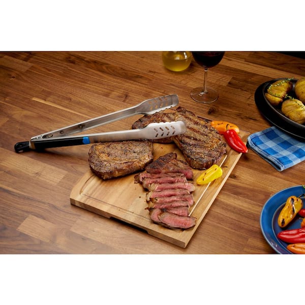 Cooking Tools Series Stainless Steel Grill Tongs, Grill Cookware