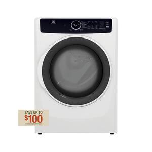 8 cu. ft. Front Load Gas Dryer in White