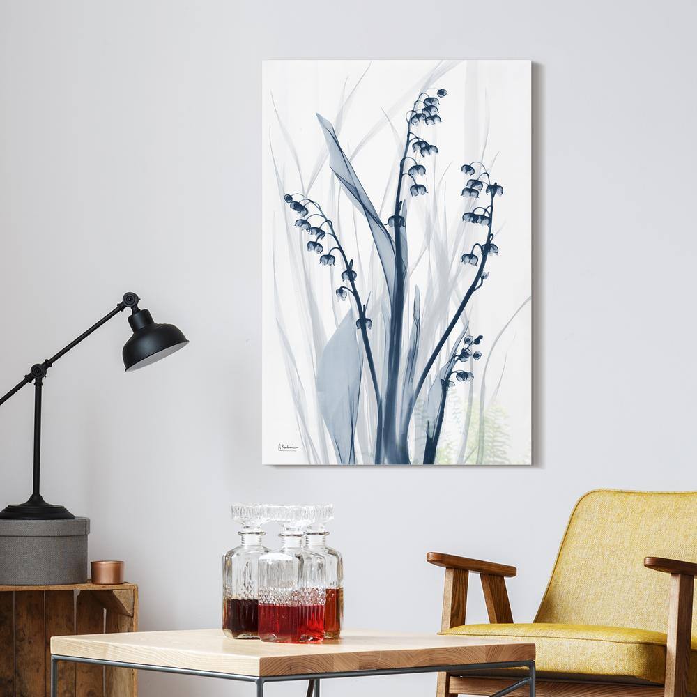 Radiant Blues 2 Frameless Free Floating Tempered Glass Art Print